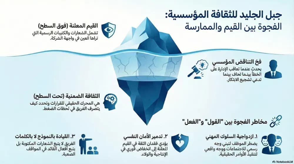 الثقافة المؤسسية - الثقافة الضمنية