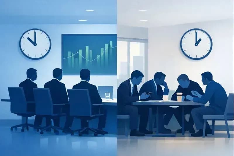 ٥- الازدواجية التنظيمية (وجهان داخل نفس الشركة)